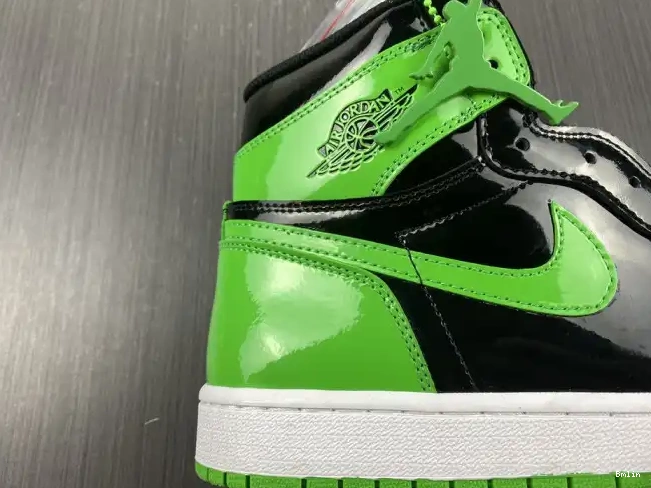Bmlin Pine Jordan Green 1 OG High 555088-030 Air 0528